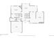 First floor floor plan displaying layout of kitchen, primary bedroom, and living spaces at 5149 E Links Cir, Centennial, CO 80122