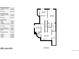 Floorplan of the basement level with three bedrooms, Gathering room, and storage at 3565 New Haven Cir, Castle Rock, CO 80109