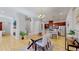 Open dining area seamlessly connects to the kitchen and living room, perfect for entertaining at 3565 New Haven Cir, Castle Rock, CO 80109