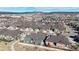 Aerial view of neighborhood at 3565 New Haven Cir, Castle Rock, CO 80109