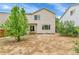 This home has a backyard with a small patio area, awaiting your personal touch and landscaping ideas at 22974 E Dorado Dr, Aurora, CO 80015