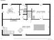 Basement floor plan with an office, bathroom, Gathering room, and utility room layout at 7839 Florado St, Denver, CO 80221