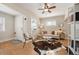 Bright living room with hardwood floors, stylish furniture, and natural light at 2345 S Williams St, Denver, CO 80210