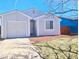 Charming single-story home featuring a front yard, attached garage, and neutral exterior at 17968 E Colgate Pl, Aurora, CO 80013