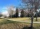 Picturesque view of the nearby community park trails and lush landscape at 17968 E Colgate Pl, Aurora, CO 80013