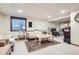 Finished basement with carpet, neutral walls and recessed lighting at 1376 S Laredo Ct, Aurora, CO 80017