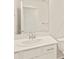 Bathroom featuring a single sink vanity with stainless steel fixtures at 1935 Coolidge Way, Aurora, CO 80018