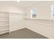 Spacious walk-in closet with carpeted floor and built-in shelving at 1935 Coolidge Way, Aurora, CO 80018