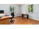 Bright office space with hardwood floors and natural light at 2635 Julian St, Denver, CO 80211