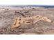 Aerial view of expansive property featuring a motocross track and countryside views at 7172 S Oakleaf St, Bennett, CO 80102