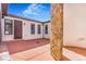 Private outdoor space features architectural details and ample sunlight for relaxation at 7172 S Oakleaf St, Bennett, CO 80102