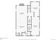 Basement floor plan featuring the bathroom, recreation area, utility room, and storage at 2330 W 46Th Ave, Denver, CO 80211