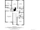 Detailed second-floor plan showcasing bedrooms, bathrooms, office, and laundry area at 13903 Hillsboro Dr, Parker, CO 80134