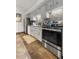 Updated kitchen features modern appliances, sleek countertops, and ample storage space at 1179 Ski Hill Rd # 147, Breckenridge, CO 80424