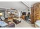 Spacious living room, showcasing a comfortable living space, integrated breakfast bar, and rustic decor at 1179 Ski Hill Rd # 147, Breckenridge, CO 80424
