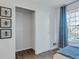 Open closet offering plenty of storage space, featuring wire shelving and a clean, organized design at 9424 E Girard Ave, Denver, CO 80231