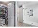 This bathroom has a walk-in closet and shower at 3764 Balderas St, Brighton, CO 80601
