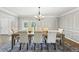 Dining room featuring a decorative area rug and a light fixture at 5441 S Dayton Ct, Greenwood Village, CO 80111
