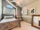 Comfortable bedroom featuring a large bed, neutral colors and decor at 301 Harvest St, Longmont, CO 80501