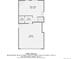 Floorplan showing the Gathering room, bath, hall, and garage dimensions on floor 2 at 301 Harvest St, Longmont, CO 80501
