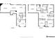 Detailed floor plan showcasing the layout of the first and second floors of the home at 594 Fall River Ct, Brighton, CO 80601