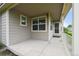 A covered patio offers a relaxing outdoor space, perfect for entertaining or quiet enjoyment at 11847 Trail View Ln, Parker, CO 80134