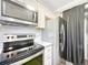 Updated kitchen featuring stainless steel appliances and modern finishes at 17427 E Rice Cir # C, Aurora, CO 80015