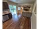 Open kitchen design with an island and sliding door to backyard at 1962 S Ivory Way, Aurora, CO 80013