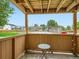 Cozy covered patio offers serene views and outdoor seating, great for enjoying the outdoors at 10251 W 44Th Ave # 8-102, Wheat Ridge, CO 80033