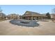 Community pool area covered with a black safety net at 12288 W Dorado Pl # 301, Littleton, CO 80127