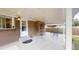 Covered outdoor patio area with outdoor seating at 820 Cottonwood Ave, Centennial, CO 80121