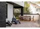 Entertaining deck with modern outdoor seating and stylish accents, great for gatherings and relaxing at 5516 S Havana Ct, Englewood, CO 80111