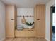 Mudroom with custom built-in cabinets, bench, and storage solutions, perfect for organization at 5516 S Havana Ct, Englewood, CO 80111