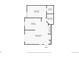 Layout of the home featuring a kitchen, bathroom, Gathering room, bedrooms, and a laundry room at 17034 E Tennessee Dr # 106, Aurora, CO 80017