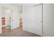 Bedroom with access to bathroom and closet at 2682 E 161St Pl, Thornton, CO 80602
