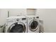Functional laundry area with modern LG washer and dryer units, ready for efficient laundry care at 2682 E 161St Pl, Thornton, CO 80602