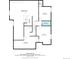 Detailed floorplan showcasing the layout of the living areas, bedrooms, and storage at 15851 Deer Ridge Dr, Morrison, CO 80465