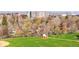 Scenic aerial view of the park featuring the observatory, surrounded by trees and the city skyline at 2235 S Fillmore St, Denver, CO 80210
