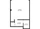 Floorplan showcasing the layout of the garage, laundry, and utility areas at 2883 W Long Cir # E, Littleton, CO 80120