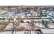 Aerial view of a house and lot with a spacious yard at 1435 Quebec St, Denver, CO 80220