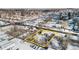 Aerial view of a house and lot in a residential area at 1435 Quebec St, Denver, CO 80220