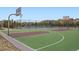 Community basketball court featuring two hoops with nets at 853 Jenny Ln, Berthoud, CO 80513