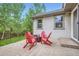Outdoor patio features an outdoor seating area with a fire pit at 853 Jenny Ln, Berthoud, CO 80513