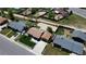 Aerial view of home and surrounding neighborhood at 7961 Granada Rd, Denver, CO 80221