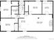 Detailed floor plan showcases the layout of the first level of this home at 2166 S Golden Ct, Denver, CO 80227