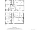 Detailed floor plan showcases the layout of the first and second levels at 2166 S Golden Ct, Denver, CO 80227