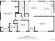 Detailed floor plan showcases the layout of the second level of this home at 2166 S Golden Ct, Denver, CO 80227