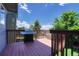 Outdoor deck with a stainless steel grill offers a perfect spot for entertaining or relaxation at 3689 Primrose Ln, Castle Rock, CO 80109