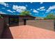 Building exterior showcasing patio with privacy fencing at 21 Washington Ave, Golden, CO 80403