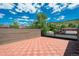 Rooftop patio is surrounded by wood privacy fences offering quiet enjoyment at 21 Washington Ave, Golden, CO 80403